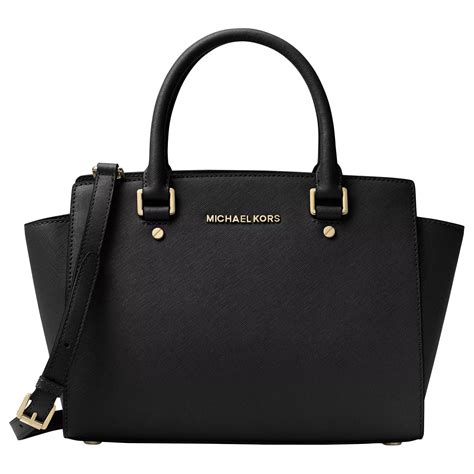 michael kors selma saffiano leather top zip satchel